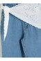 Beli Flare Women's Jean Pants with Scarf - 7