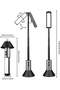 Portable Telescopic Flashlight Lantern, Foldable LED Flashlight, Rechargeable with Three Heads, Outdoor Lamp Auto Repair, Waterproof Camping Tent Light, Use for Travel, Picnic, Fishing and Work - 4