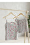Women's Shorts and Straps Cotton Lycra Milan Pajama Set - 4