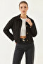 Women's Embroidered Black Jacket - 5
