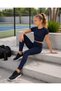 Girls' Sports Set - Crop T-Shirt High Waist Leggings 2-Piece Gymnastics Ballet Dance Fitness Set - 2