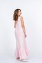 Women's Summer Pink Valeska Premium Muslin Fabric One-Shoulder Dress 50417 - 6