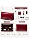 Bordo Shk350 with Chain Strap, Magnetic, 3 Compartments, Women's Evening Dress and Clutch, Hand and Shoulder Bag - 2