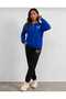 Zero Collar Sweat Suit 2-Piece Combination Winter Shardooned Minimal Heart Printed Women's / Girls' Model
