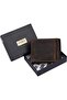 Fend Genuine Leather Men's Wallet with RFID Protection Brown - 5
