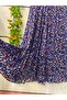 Patterned Chiffon A-Line Skirt Lined - 2