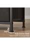 SKY-TOUCH Storage Cabinet: Bedroom Dresser with 9 Drawers Wide Storage Chest with Removable Fabric Bins Storage Organizer Unit for Living Room Entryway Hallway Nursery Kids Room Black - 6