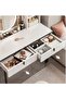Makeup Vanity Table Dressing Table Flip Mirror with Drawers 80cm - 5