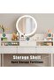 Makeup Vanity Table Dressing Table Flip Mirror With Drawers 2.0 - 2