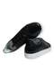 Black Color Lace-Up Genuine Leather Men's Shoes - 2