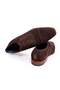 Brown Lace-Up Genuine Leather Suede Men's Shoes - 2