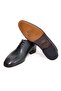 Green Color Lace-Up Genuine Leather Men's Shoes - 3