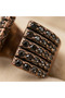 Bronze Women's Ring Authentic Copper Jewelry Margazite Crafted Design Front Adjustable Vintage - 5