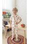 Dlş 6070 Boy's 100% Cotton White Teddy Bear Combed Cotton Buttoned Pajama Set - 2
