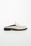 Women's Ecru Skin Sabo Loafer – Stylish Moccasin Slippers Casual Shoes - 3