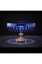 Crystal Cutting Decoration Handcrafted Avant-Garde Bowl 28 cm - Aura Series - 4