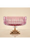 Crystal Cut Handcrafted Sandra Glass Bowl - Aura Series - Presentation Bowl
