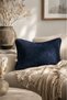 Royal Dark Blue Rectangular Kirlent Cover (30X50) - 2