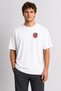 Strawberry Grunge Collage T-Shirt - White