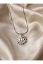 Steel Silver Sun Necklace - 2