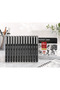 12-Piece Pigment Liner Technical Drawing Pen Set – Sketching, Architectural Drawing, and Illustration Set, Waterproof Black Ink - 2