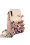 Samsung Galaxy A50 Compatible Silicone Edge Hard Back Case Couple Phone Case with Floral Pattern