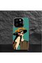 Realme 12 Lite Compatible Silicone Edge Hard Back Case Couple Phone Case Girl Patterned - 5