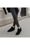 Mila Black Genuine Leather Black Fur Lined Casual Women's Boots with Fur Detail - 7