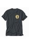 Retro Apple Themed Print T-Shirt - Smoked - 5