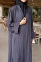 Dubai Silk Hand Embroidered Abaya Rose - 3