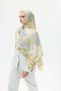 Liora Rami Shawl - Yellow-Grey - 3