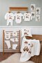 Organic 11-Piece Hospital Discharge Set Car Moon Star Patterned 100% Cotton Newborn Baby Set