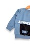 Boy's Seasonal Compact Cotton 2-3-4-5-6 Years Old Top and Bottom Tracksuit Set - 3