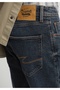 Straight Fit Men's Light Indigo Denim Jean Trousers - 6