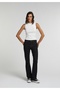 Slim Fit Women's White Tank Top - 3
