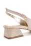 Women's Sparkling Short Thick Heeled Evening Dress Stiletto and Bag Set - 6