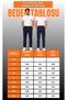 Men's Elastic Waist White, Navy Blue, Black Lycra Waistband Fabric Doctor Medical Single Bottom Trousers - 8