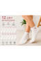 Heart Patterned Ankle Length Booties Socks 12 Pack