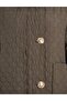 Quilted Patterned Scarf Wear and Go Dark Khaki - 6