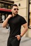 Men's Buttoned Collar Cotton Knitwear T-Shirt - 2