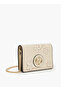 Monogram Print Wallet with Button Closure - 2