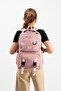 – School Bag Waterproof Clinker Fabric Unisex Backpack Model (7C) - 2