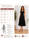 Women's Sleeveless Laser Cut Floral Patterned Midi Length Crepe Dress - 6