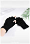 Elastic Solid Color Gloves For Women And Men - 5