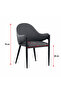 Last Home | Single Leather Chair Dark Grey - 3