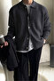 Men's Polo Neck Oversize Knitwear Cardigan - 3