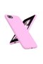 Apple iPhone Se2 2020 Compatible Silicone Case Pastel Color Tone Flexible Cover with Camera Protection Pink