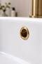 Mat Gold Sink Overflow Ring Mat Gold Sink Drain Stopper 1 Piece - 3