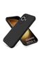 Huawei Nova 11 Compatible Silicone Case - Flexible Cover with Camera Protection in Pastel Color Tone - Black