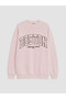 Boston Printed Loose Fit Women's Sweatshirt from Uzg Store for Style Enthusiasts